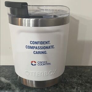 OtterBox White Tumbler with Motivational Text